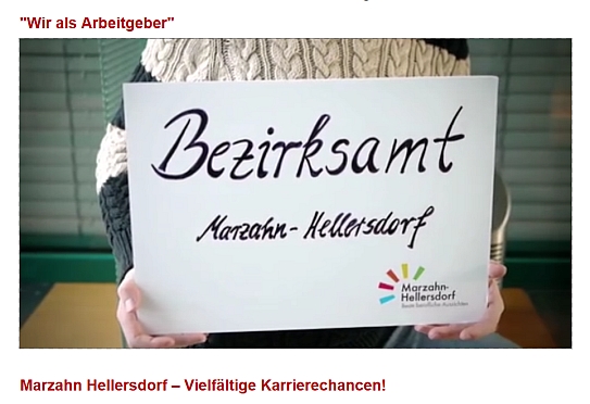 Screenshot Arbeitgebervideo BA Marzahn-Hellersdorf