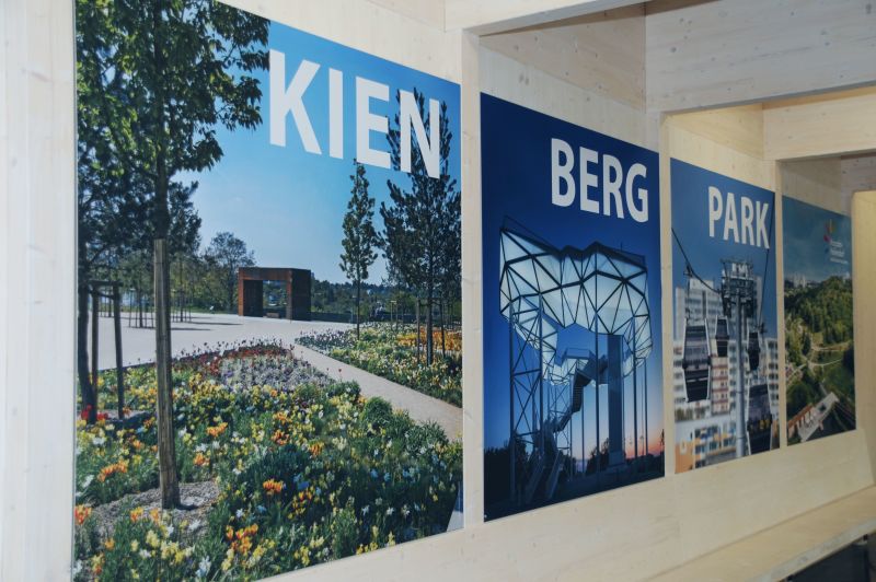 Ausstellung Volkspark Kienberg im BIZ eröffnet - Bildtafeln KIEN BERG PARK