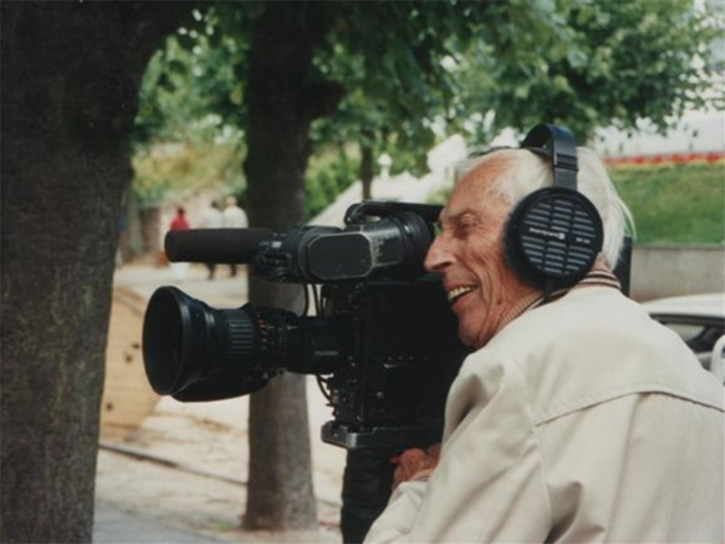 Hans Knospe 1997 als Kameramann