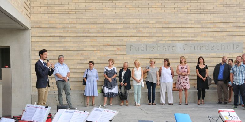 Schlüsselübergabe Fuchsberggrundschule - Ansprache Bezirksstadtrat Gordon Lemm