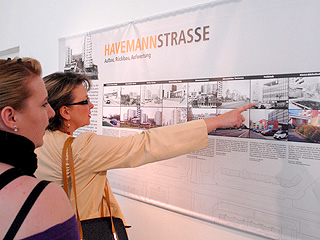 Informationstafeln im Bezirksmuseum