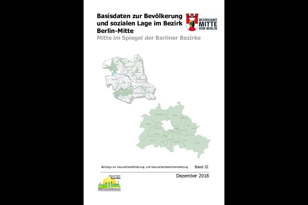 Basisdaten zur Bevölkerung und sozialen Lage im Bezirk Berlin-Mitte.