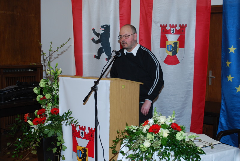 Fred Kutzner Rede Verleihung der Bezirksverdienstmedaille 2012 am 14.03.2014