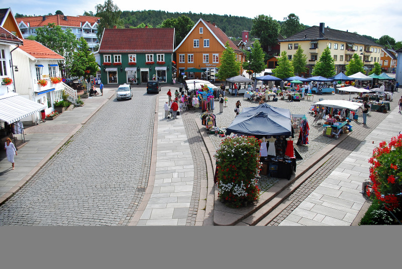 Der Markt in Drøbak