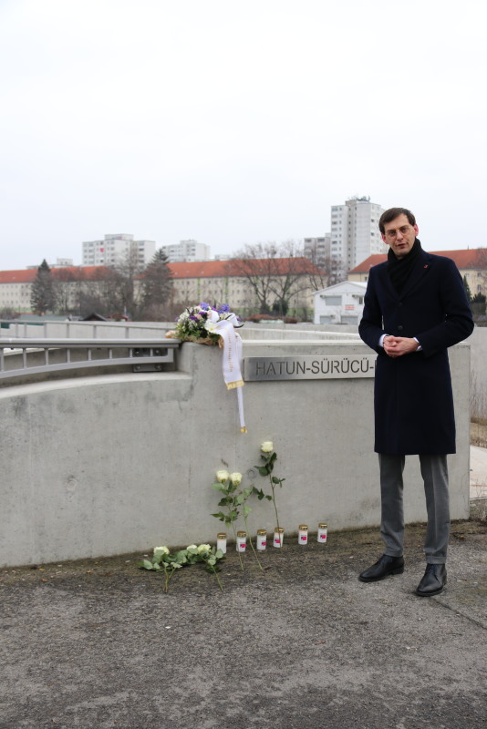 Bürgermeister Hikel erinnert an die 2005 ermordete Hatun Sürücü