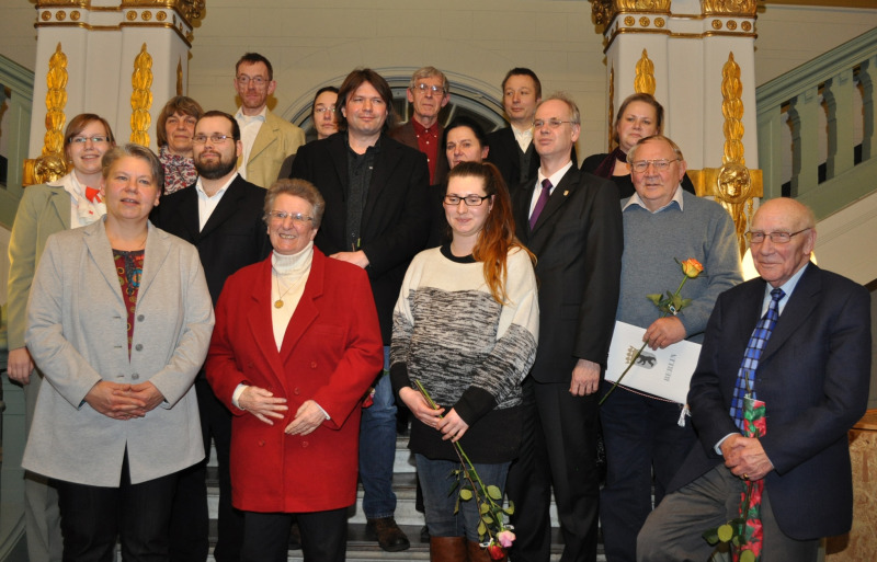 Preisträgerinnen und Preisträger Ehrenamtspreis 2013