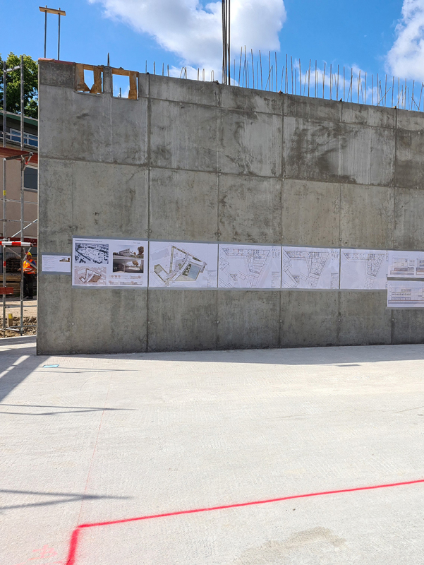 Bodenplatte für Erweiterungsbau Wolfgang-Borchert-Schule