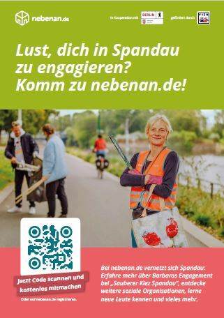 Plakatkampagne nebenan.de / BA Spandau 2022 / Barbara Ide