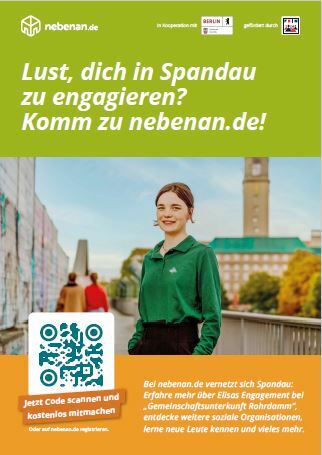 Plakatkampagne nebenan.de / BA Spandau 2022 / Elisa