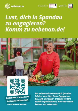 Plakatkampagne nebenan.de / BA Spandau 2022