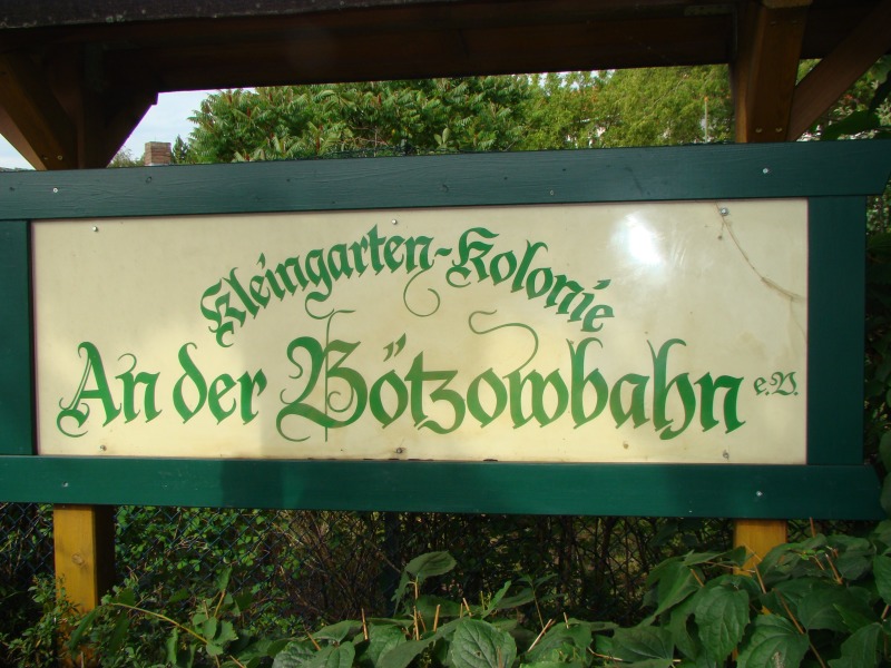 Kleingartenkolonie an der Bötzowbahn