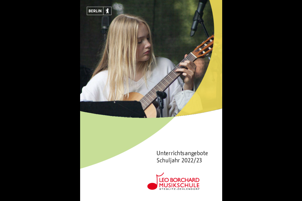 Jahresbroschüre der Musikschule für das Schuljahr 2022/23