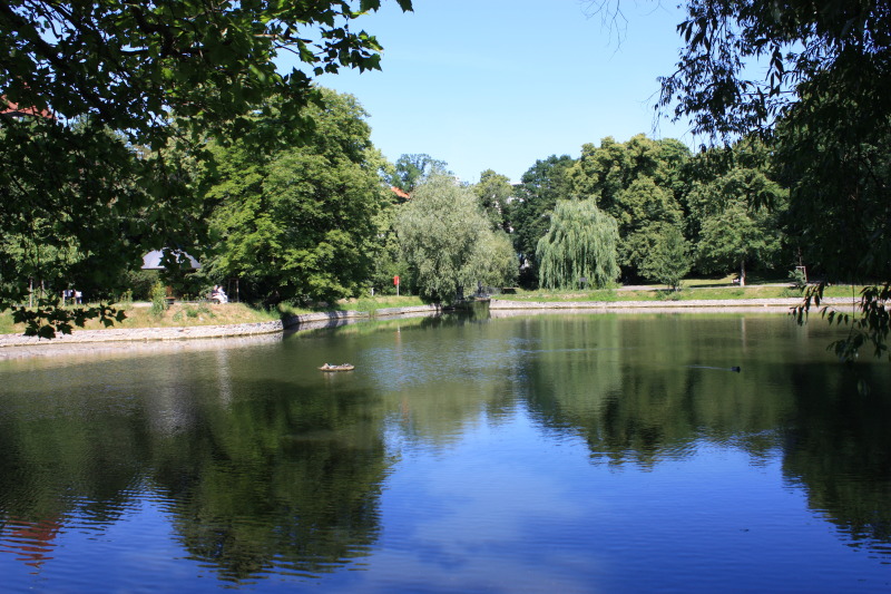 Teich im Alten Park in Tempelhof