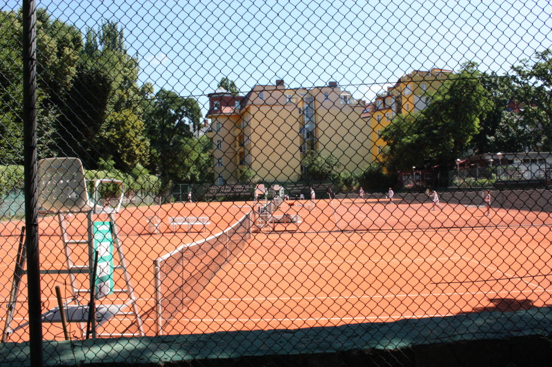 Tennisplatz direkt am Bosepark