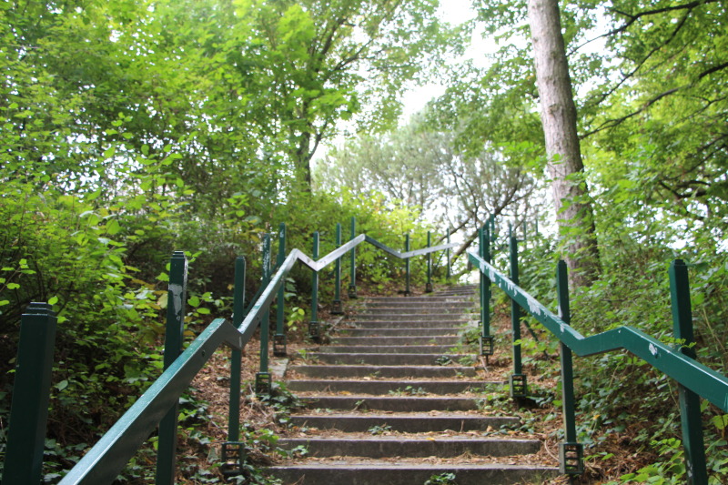 Treppenaufgang zum Insulaner