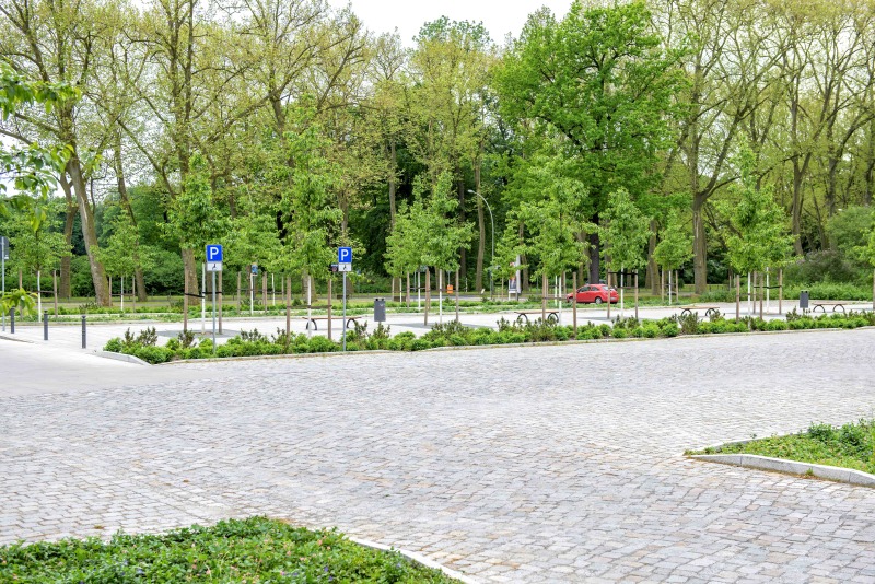 Parkplatz am Rosengarten
