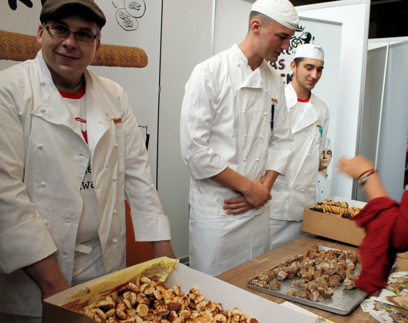 Der Beruf als BäckerIn wird auf dem Ausbildungstag Süd-Ost 2014 vorgestellt