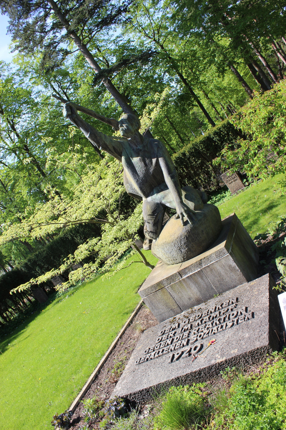 Friedhof Adlershof Denkmal für die Toten des Kapp-Putsches von 1920