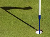 Wegweiser zum Golfplatz
