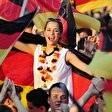 WM 2010: Fans bei Deutschland-Uruguay