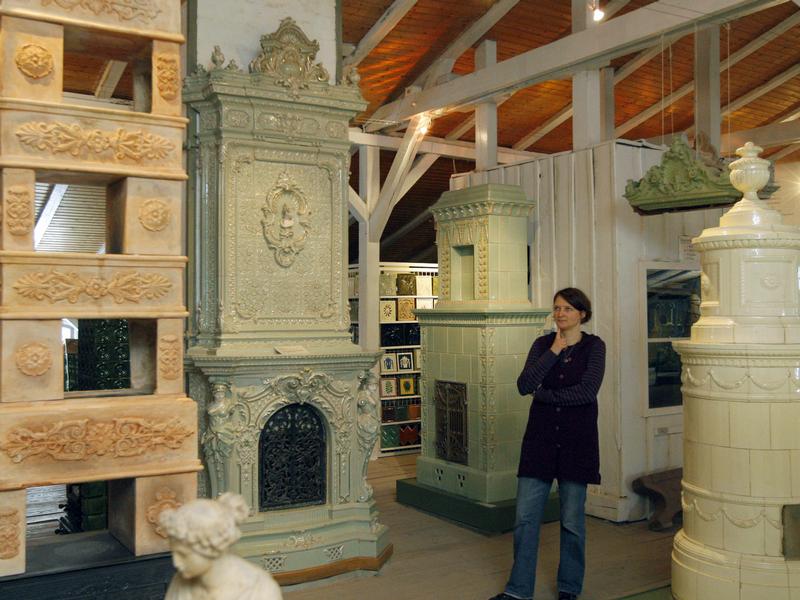 Ausstellungsstücke im Ofenmuseum Velten