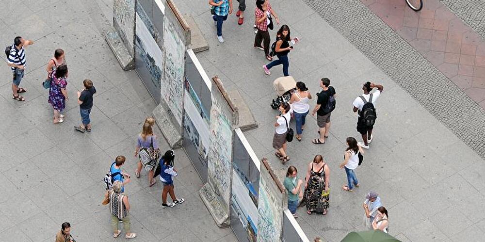 Berliner Mauer auf Potsdamer Platz