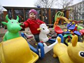 Kinder auf dem Helmholtzplatz