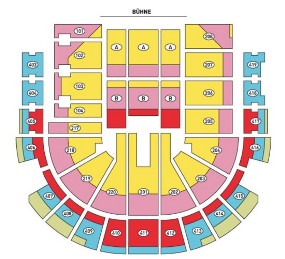 Stage - Best of Musical - Saalplan