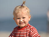 Baby mit Creme