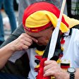 Fans beim Spiel Deutschland - Italien
