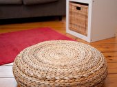 Hocker aus Bananenblätter
