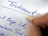 Testament wird verfasst