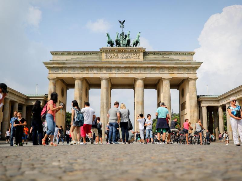 Touristen in Berlin