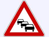 Verkehrszeichen: Stau
