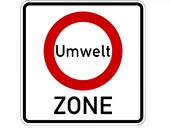 Verkehrszeichen: Beginn der Umweltzone