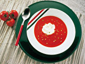 Tomatensuppe mit Sahne