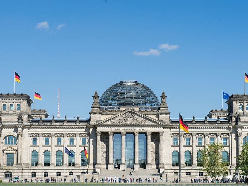 Reichstagsgebäude in Berlin