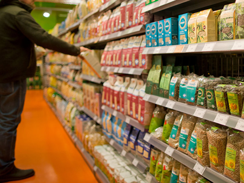 Bioprodukte aus dem Bio-Supermarkt