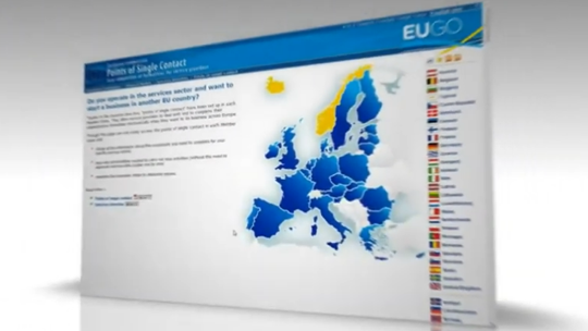 Vorschaubild für das Video "Einheitliche Ansprechpartner in Europa"