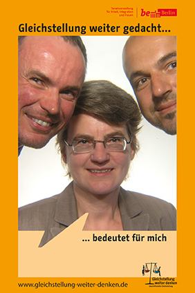 Frau Dr. Kämper, Herr Chicote und Herr Dittmar-Dahnke im Fotoboxrahmen