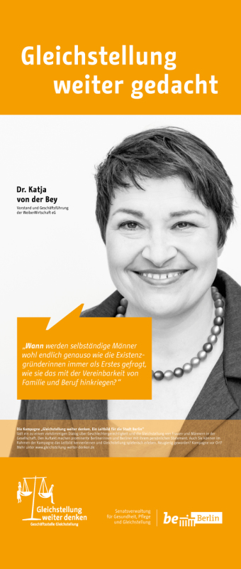 Dr. Katja von der Bey, Vorstand und Geschäftsführung der WeiberWirtschaft eG
