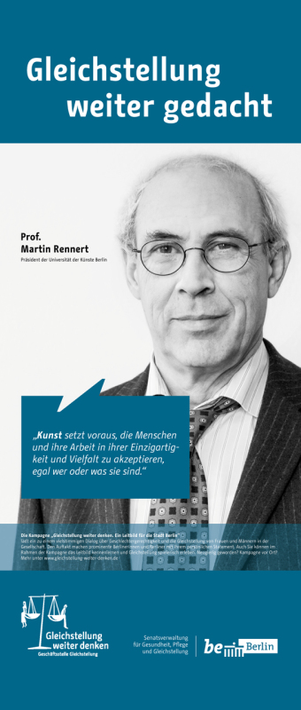 Prof. Martin Rennert, Präsident der Universität der Künste Berlin 