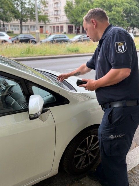 Kontrollkraft bei der Arbeit