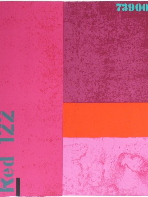 Thomas P. Kausel: Red 122, 2013, Siebdruck (Bild: BA Reinickendorf)