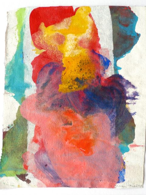 Tatiana Zwiezinski-Pörtner: Meditation 9, 2018, Acryl auf Leinwand (Bild: Zwiezinski)
