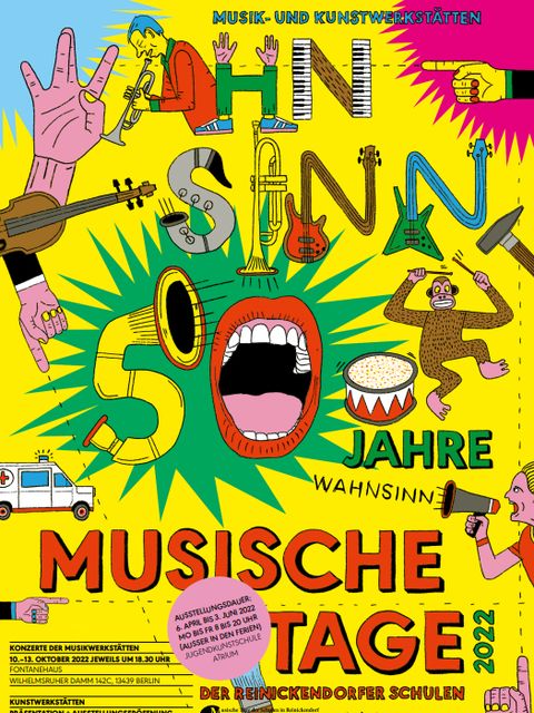 Plakat zur Ausstellungseröffnung (Bild: Atrium)