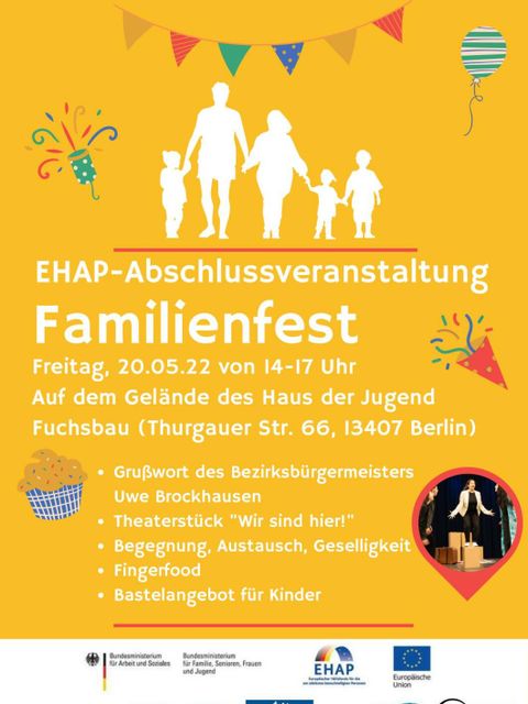 Flyer EHAP-Abschlußveranstaltung (Bild: BA Reinickendorf)