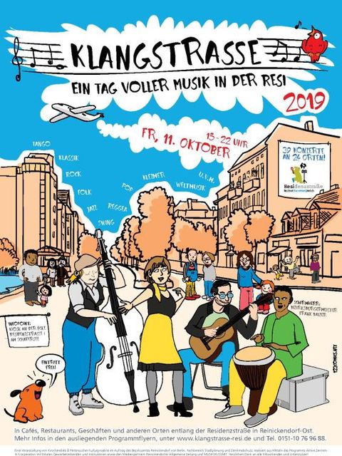 Plakat Klangstraße 2019 (Bild: 123comics.net)