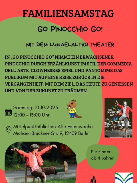 Plakat Familiensamstag Oktober Baf