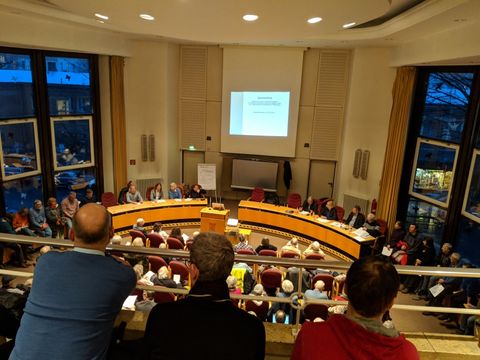 Informationsveranstaltung zur Instandsetzung des Spreeradwegs am Schleswiger Ufer am 12.03.2018